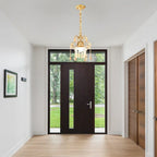1 - Light Dimmable Crystal Empire Chandelier