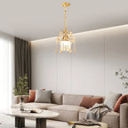 1 - Light Dimmable Crystal Empire Chandelier