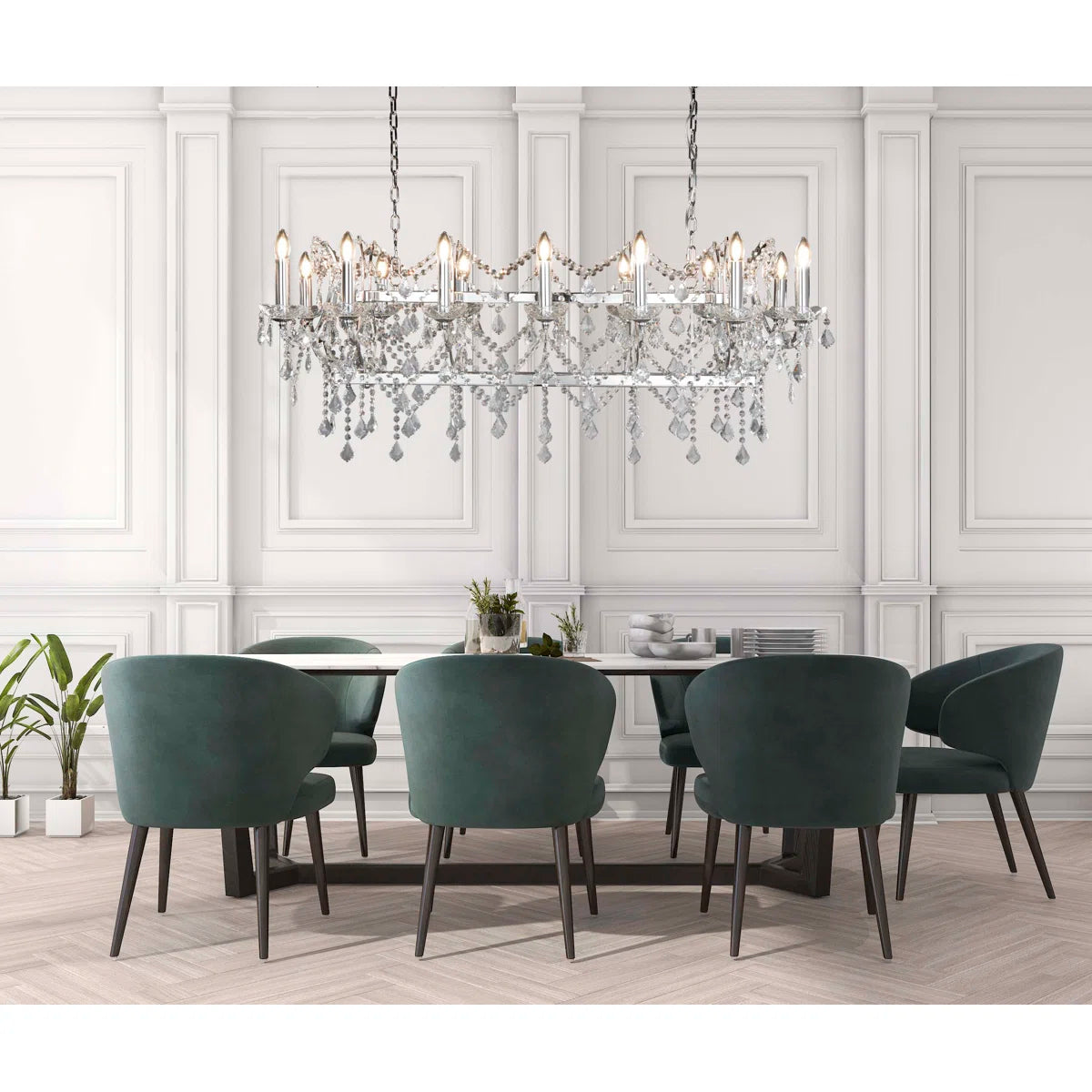 14 - Light Candle Style Chandelier