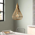 1 - Light Natural Teardrop Pendant
