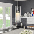 1 - Light Polished Chrome Single Pendant
