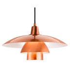Light brushed brass dome pendant light from Olsen 1 by TheChandelierCo, featuring a sleek modern design and smooth finish.
