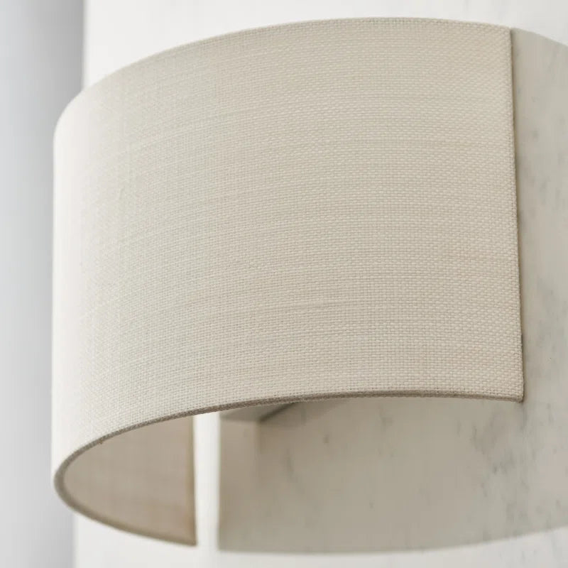 Paige Steel flush mounted sconce by TheChandelierCo featuring modern design with metallic finish and sleek wall-mounting style.