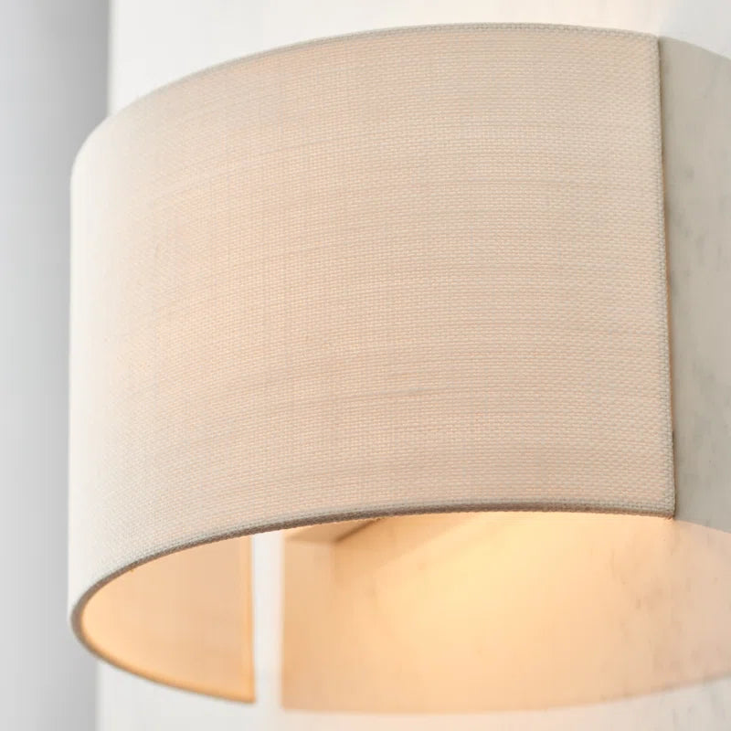 Paige Steel Flush Mounted Sconce by TheChandelierCo, modern wall light with sleek steel finish and minimalist design.