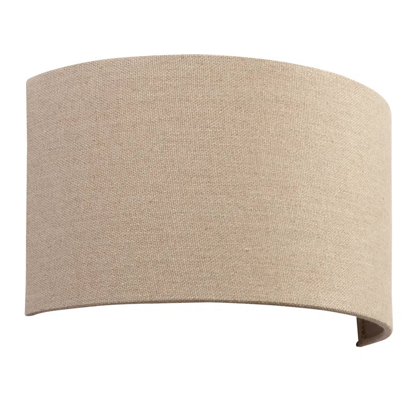 Paige Steel Flush Mounted Sconce by TheChandelierCo featuring a sleek steel finish and modern wall-mounted lighting design