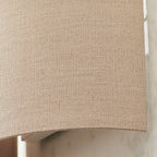 Paige Steel Flush Mounted Sconce by TheChandelierCo featuring a sleek, modern design with a brushed steel finish.