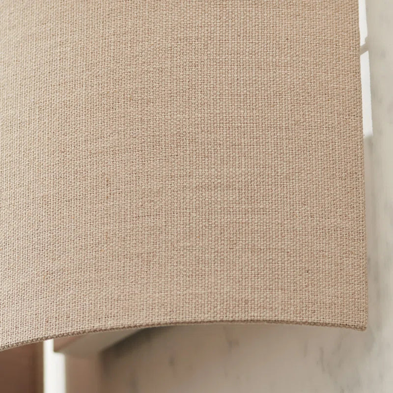 Paige Steel Flush Mounted Sconce by TheChandelierCo featuring a sleek, modern design with a brushed steel finish.