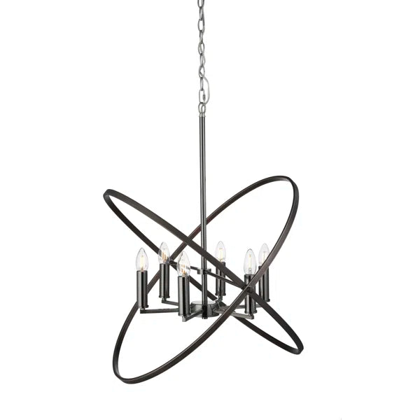 Pauling 6 - Light Candle Style Chandelier