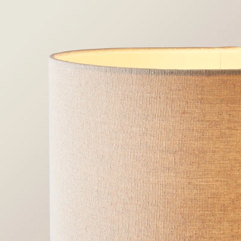 Black Randalstown 145.5cm floor lamp by TheChandelierCo with a sleek, modern design and a tall, slender stand.