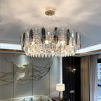 8 or 10-Light Crystal Chandelier