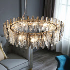 8 or 10-Light Crystal Chandelier