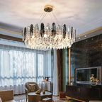 8 or 10-Light Crystal Chandelier