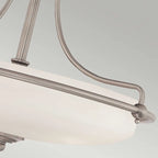 Elegant Rockwood Glass Semi Flush Mount ceiling light fixture by TheChandelierCo with a semi-flush design and clear glass shade.
