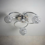 Crystal Semi Flush Mount