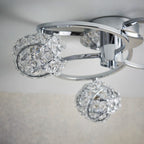 Crystal Semi Flush Mount