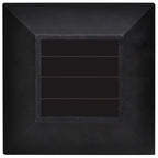 Set of 12 solar-powered LED pathway lights with integrated design, ideal for outdoor garden or walkway illumination.