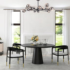 Modern Spoffo 15-light glass bubble chandelier by TheChandelierCo with spherical glass globes, ideal for kitchen island or contemporary decor.