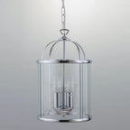 Three-light lantern pendant chandelier by TheChandelierCo with a classic lantern design and metal finish.