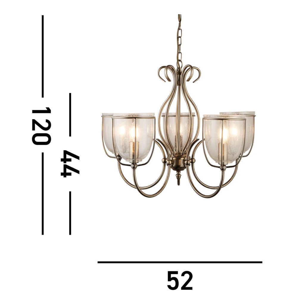5 - Light Shaded Chandelier