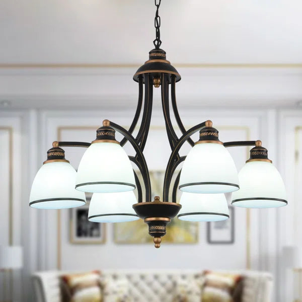6 - Light Dimmable Classic / Traditional Chandelier