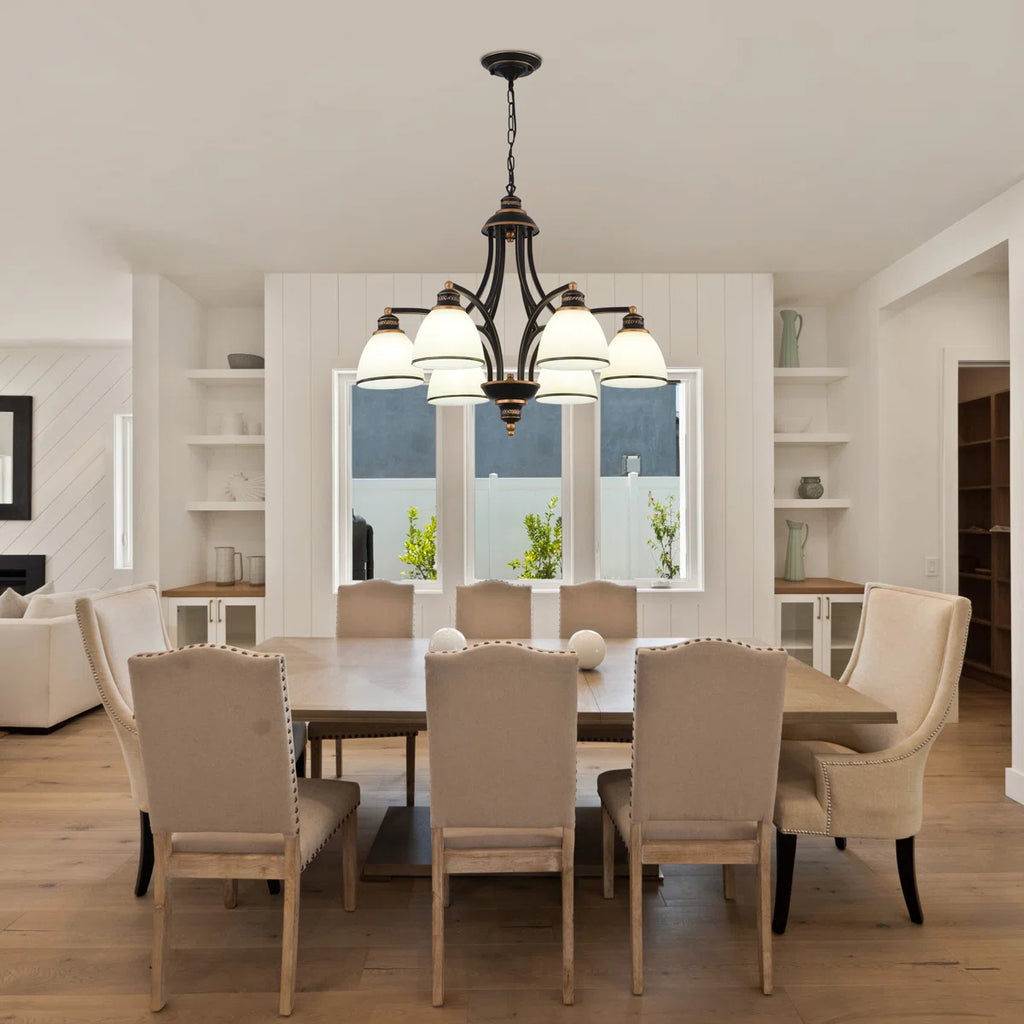 6 - Light Dimmable Classic / Traditional Chandelier