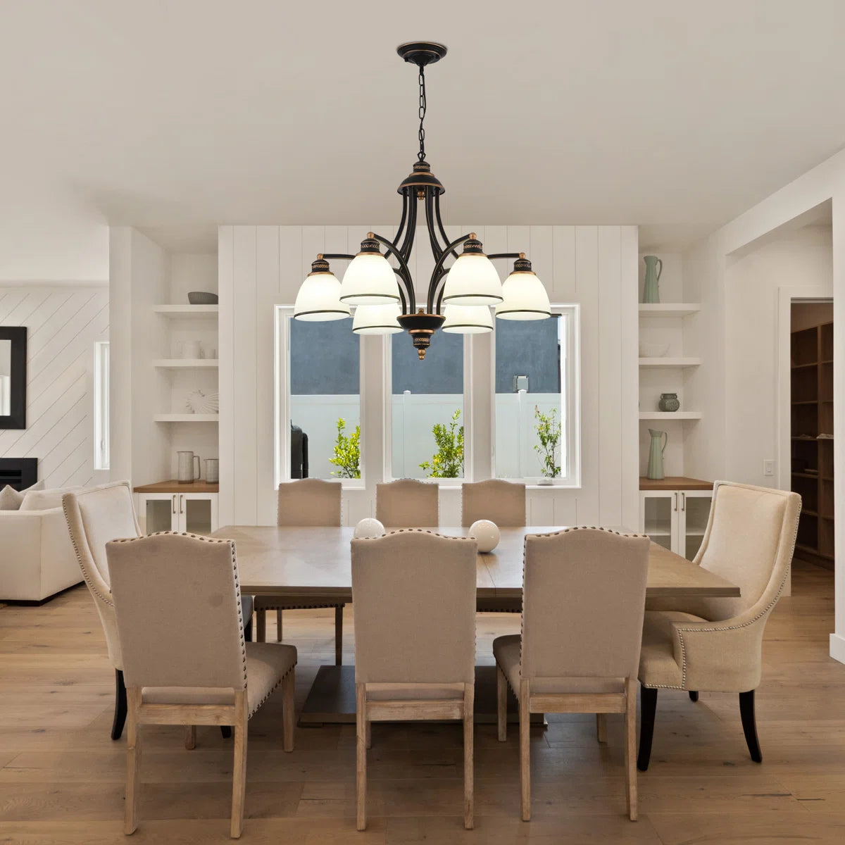 6 - Light Dimmable Classic / Traditional Chandelier