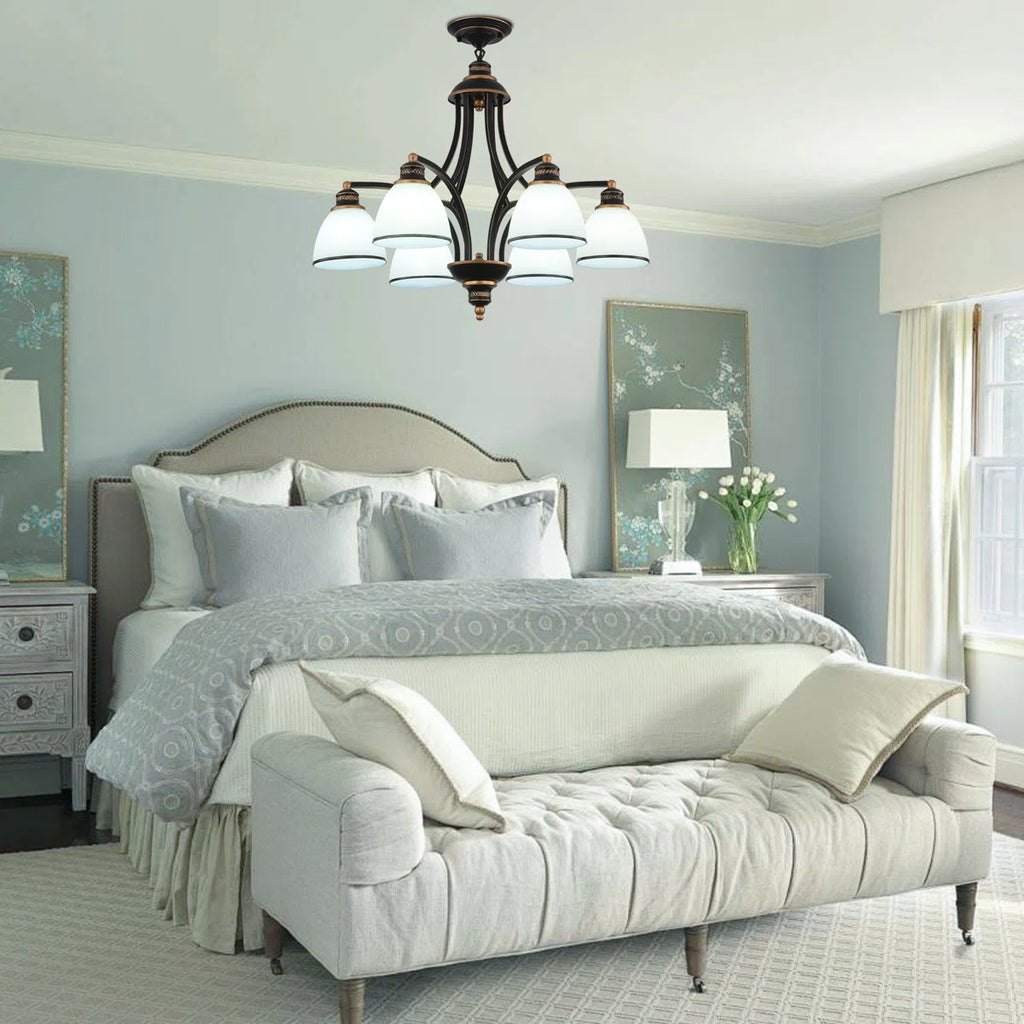 6 - Light Dimmable Classic / Traditional Chandelier