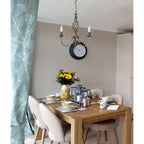 Zoey 3-light antique brass chandelier with traditional twist candle holders and candelabra style design.
