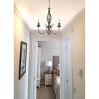Zoey 3-light antique brass chandelier with traditional twist candle-style design and candelabra style from TheChandelierCo